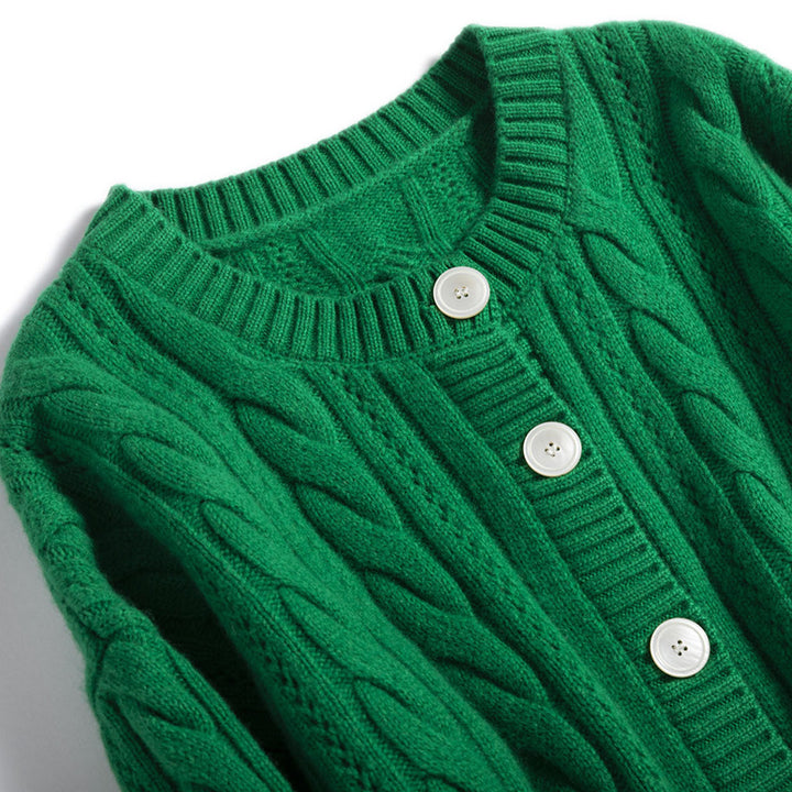 Femme Kabelstrik-Cardigan Stilla