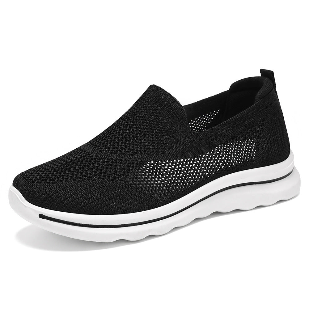 Femme Letvæg Slip-On Sport Sneakers med åndbart strikovermateriale og støddæmpende sål Stilla