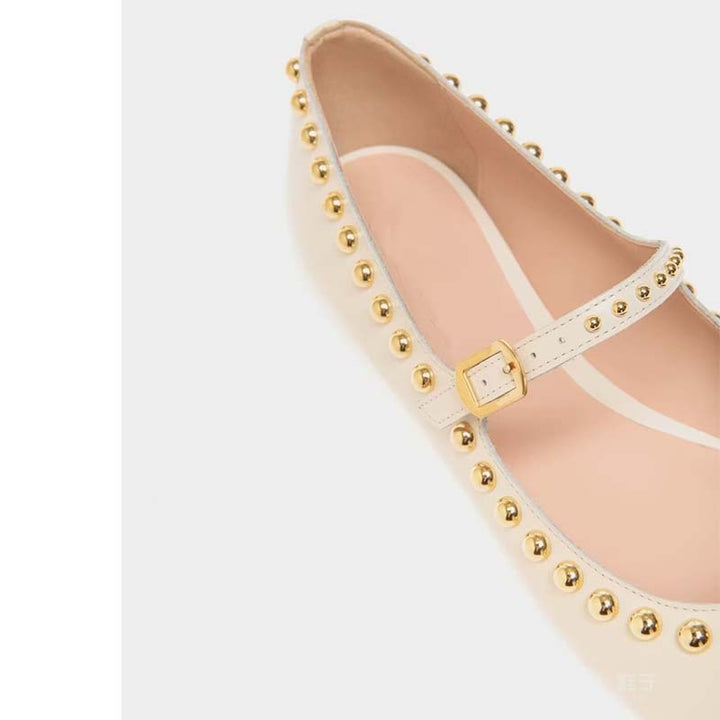 Femme Elegante Blomstret Mary Jane Lejligheder Stilla