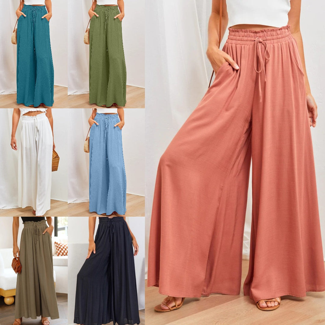 Maxi-nederdel i boho-stil til damer med snoretræk Stilla