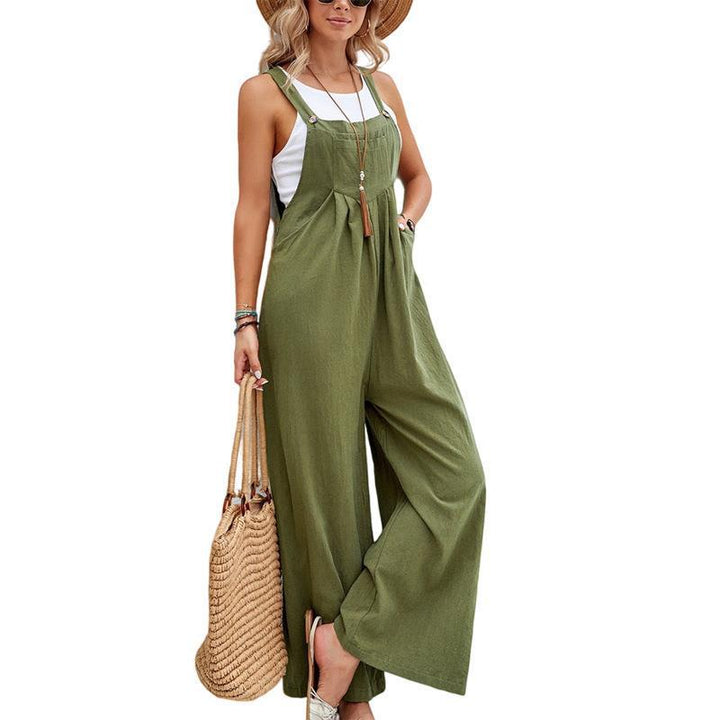 Dame jumpsuit med justerbare stropper Stilla