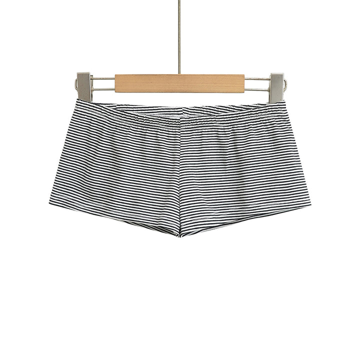 Dame komfortable sportshorts i tidløst stribedesign med elastisk talje Stilla