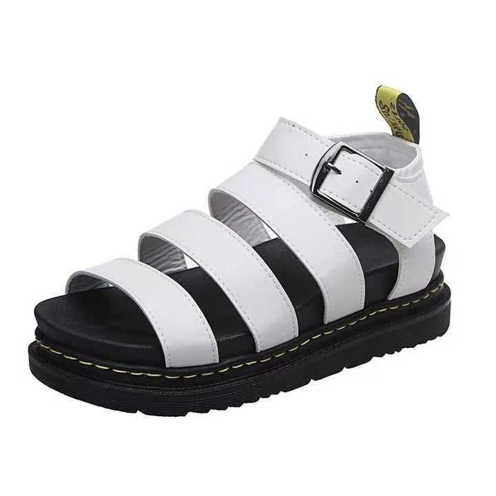 Dame sandaler med justerbare remme og ergonomisk fodseng Stilla