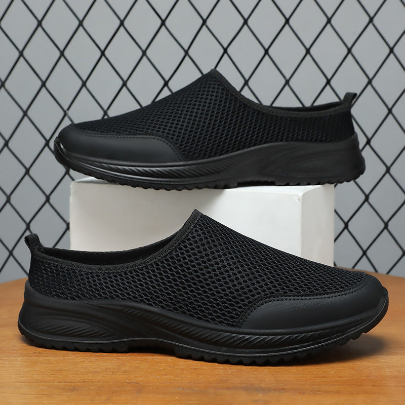 Dame Åndbare Slip-On Walking Sneakers med Textureret Overdel Stilla