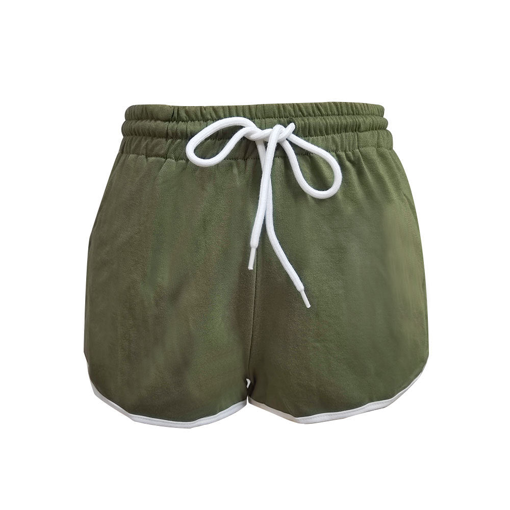 Dame Sporty Shorts med elastisk talje og snor Stilla