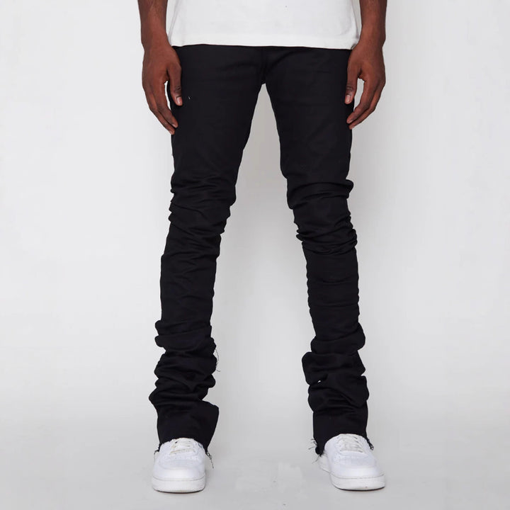 Herrer moderigtige Skinny Jeans med diskret rynkning Stilla