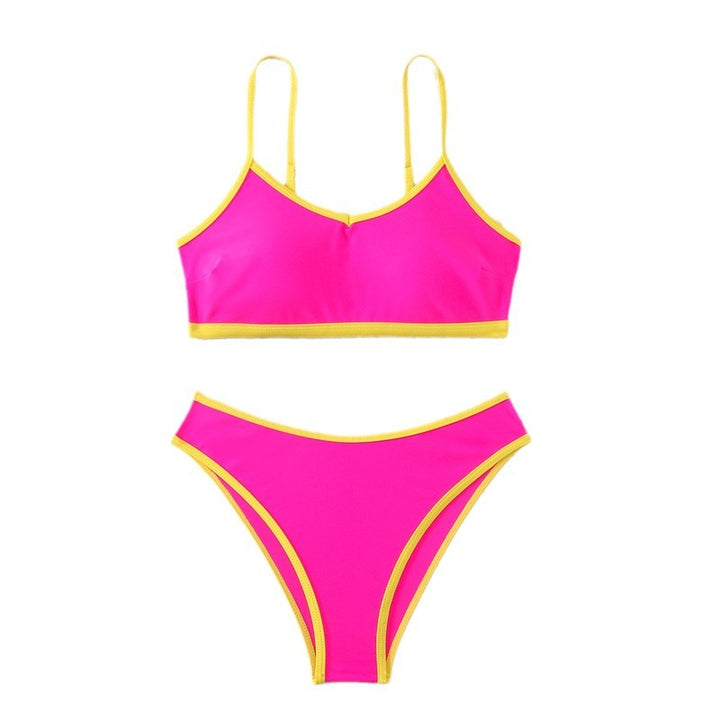 Dame bikini-sæt med sporty design og justerbare stropper Stilla