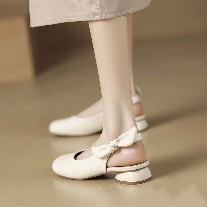 Dame Elegante Slingback-hæle med sløjfe-detalje Stilla