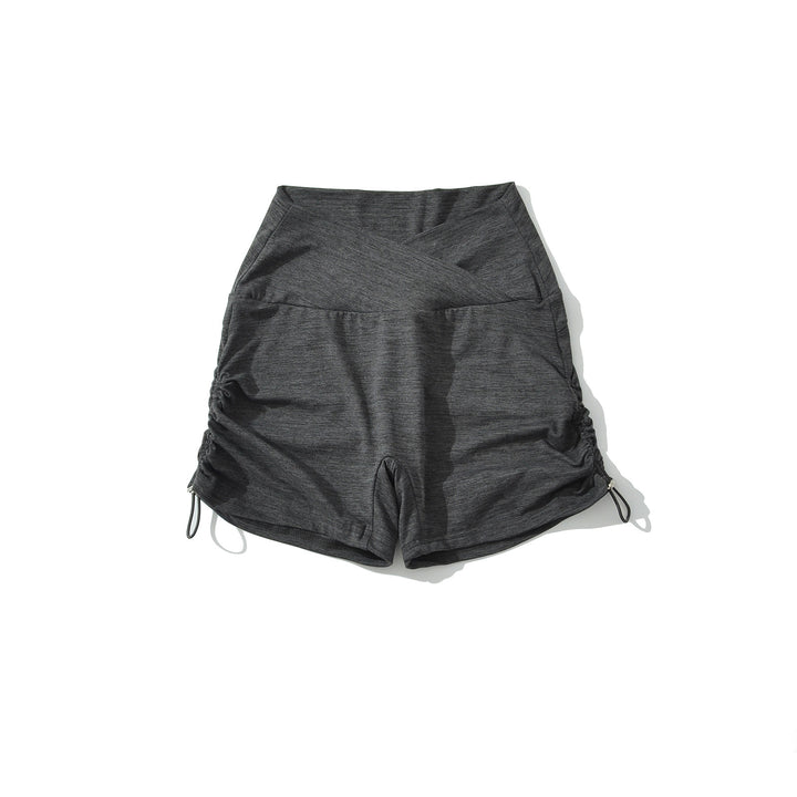 Dame Sporty Shorts med flæsedetalje og justerbar talje Stilla