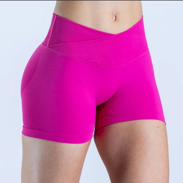 Damer sporty shorts med høj talje og figursyet snit Skovae