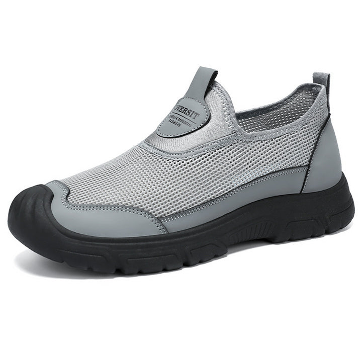 Dame Lettere Slip-On Sneakers med skridsikker sål og åndbart mesh-overmateriale Stilla