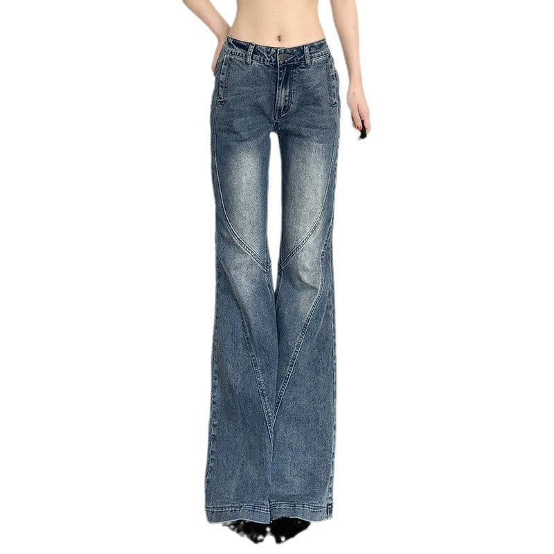 Dame flared jeans i individuel vintage-look med skandinavisk flair Skovae