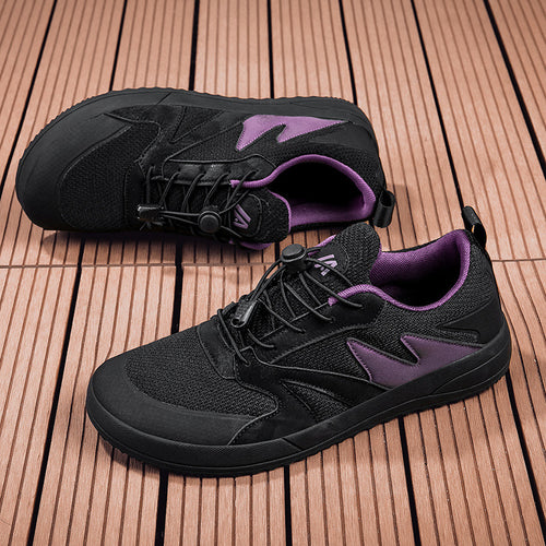 Herrer Lettere Outdoor-Sneakers med Innovativt Hurtigt snorsystem Stilla