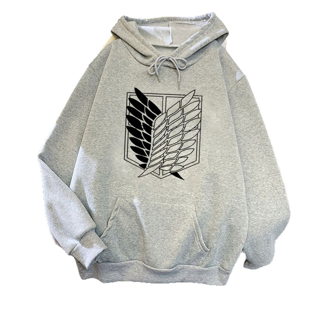 Damehoodie med ekstraordinært grafisk design Skovae