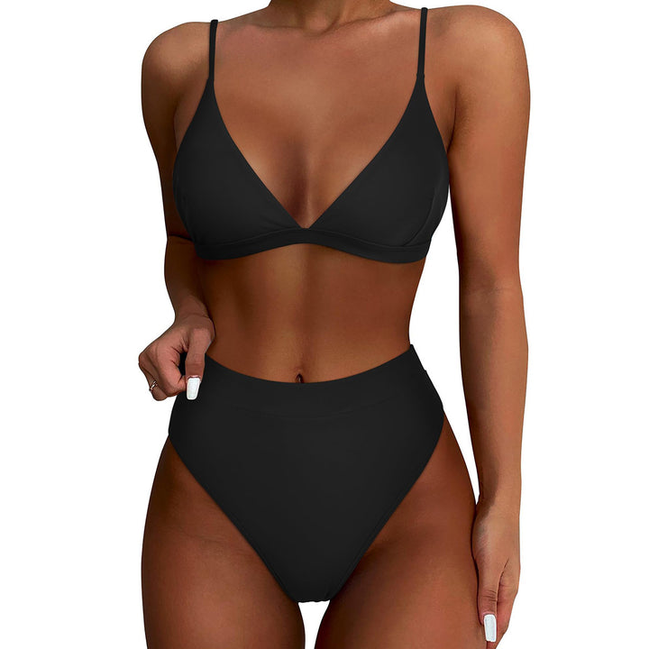 Femme Højskåret Trekant-Bikini-Sæt Stilla