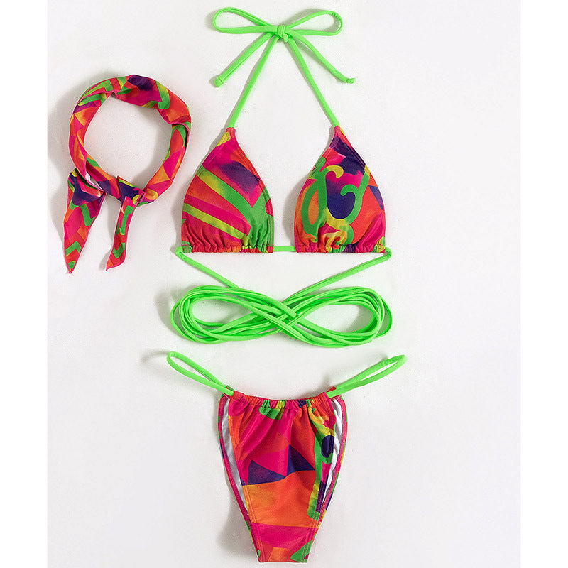 Dame Bikini Sæt med kreativt snit Stilla