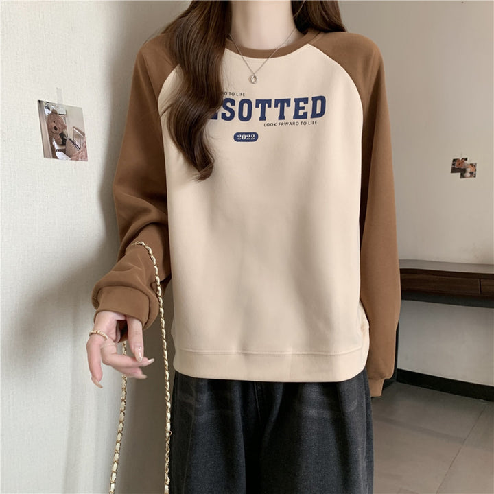 Dame Casual Grafik Sweatshirt Stilla