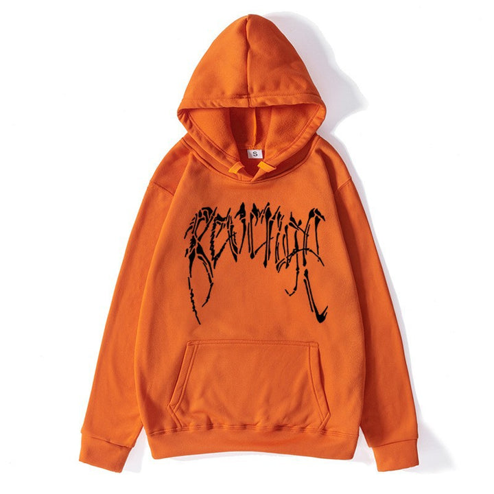 Dame hoodie med unik grafisk tekst Skovae