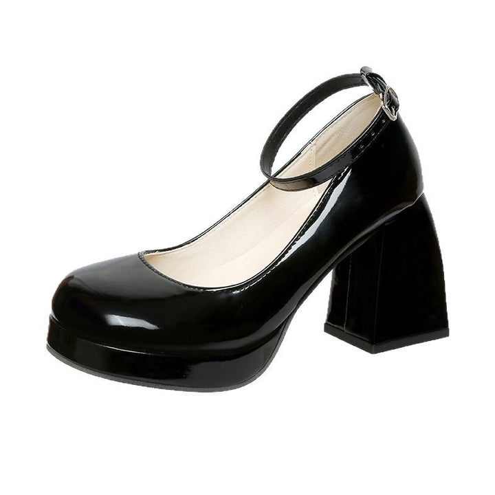 Dame Stilfulde Chunky Heel Mary Jane Pumps Stilla