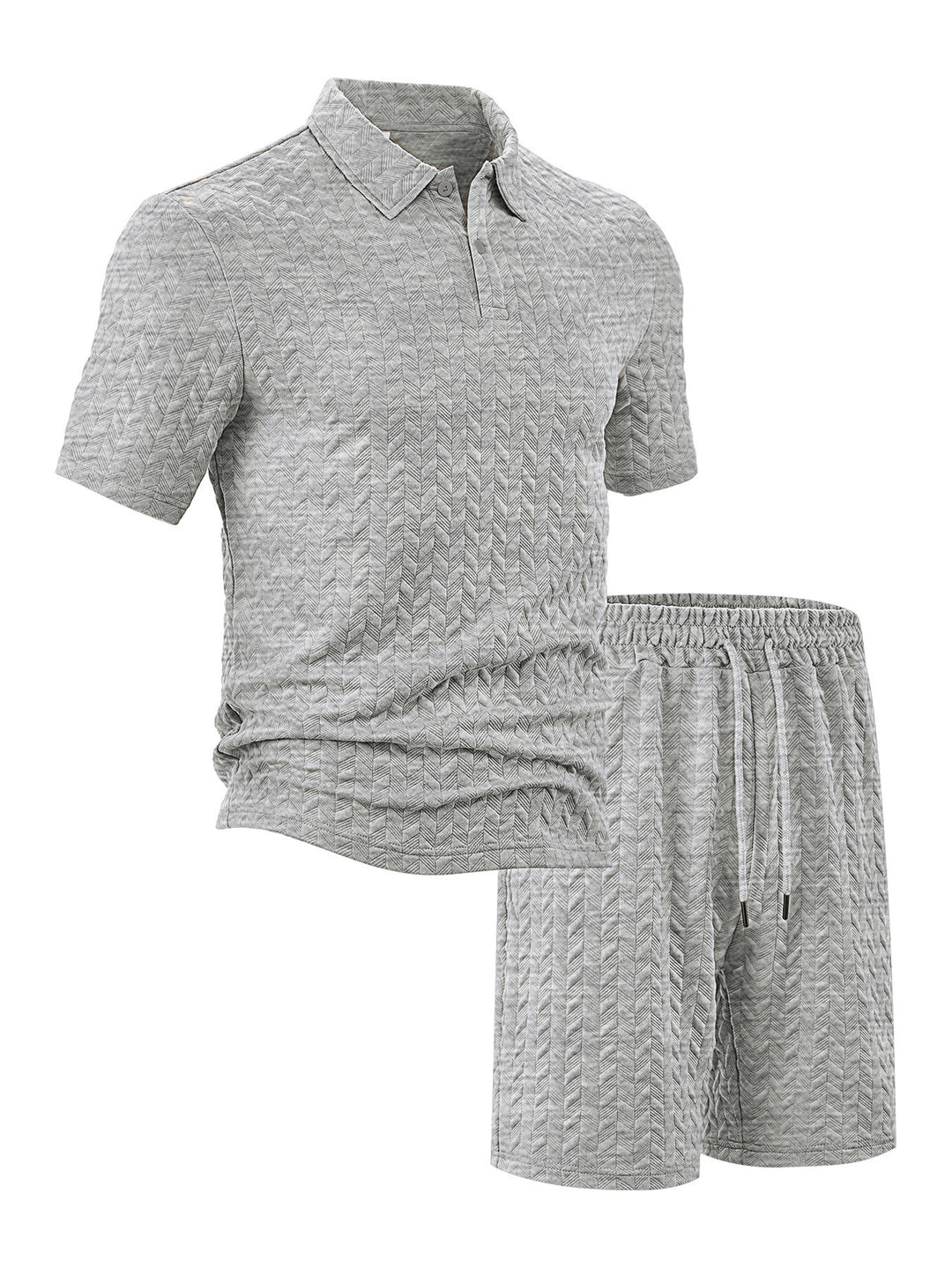 Herrer fritids polo og shorts sæt Stilla