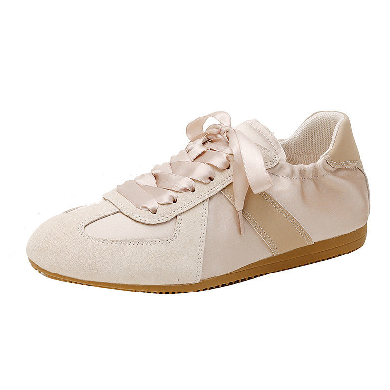 Dame Luxe Satin Schnürsneakers Stilla