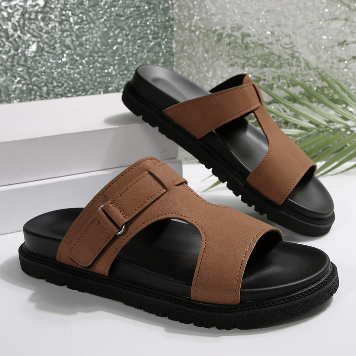 Dame moderne sandaler med justerbar rem og ergonomisk sål Stilla