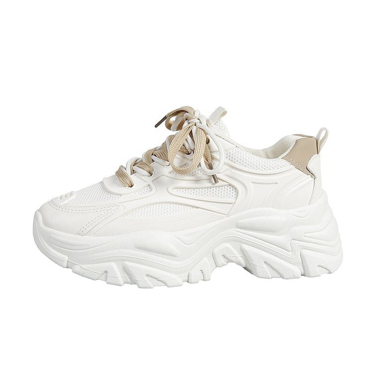 Damer platform-sneakers med åndbart mesh-overmateriale og skridsikker sål Stilla