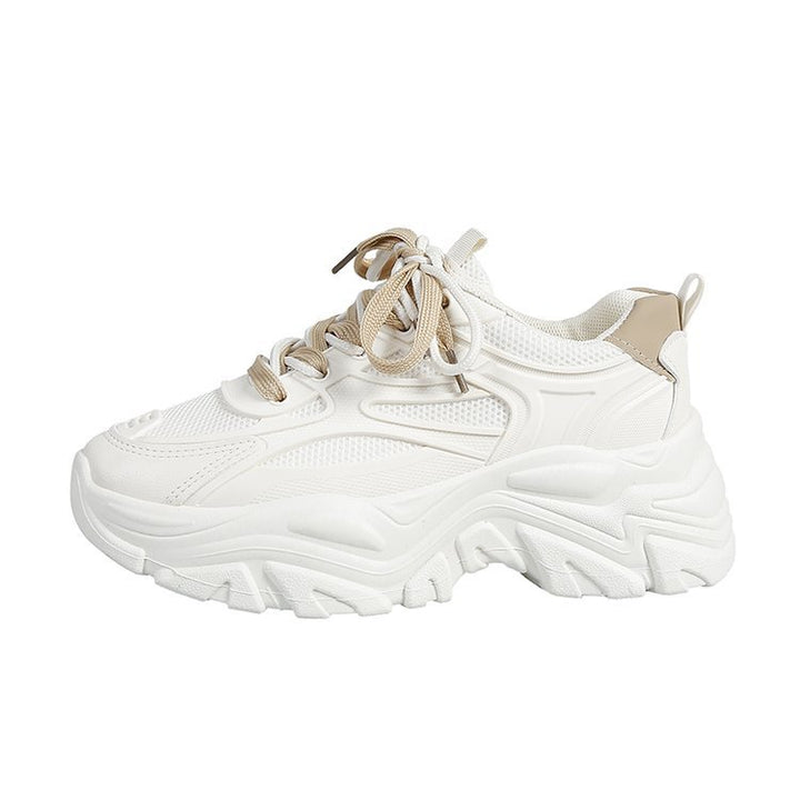 Damer platform-sneakers med åndbart mesh-overmateriale og skridsikker sål Stilla
