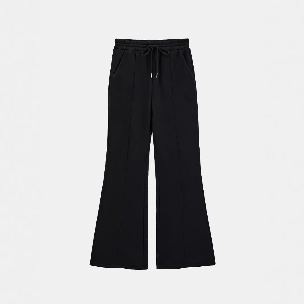 Kvinders løse casual bukser i urban stil med elastisk talje og praktiske lommer Stilla