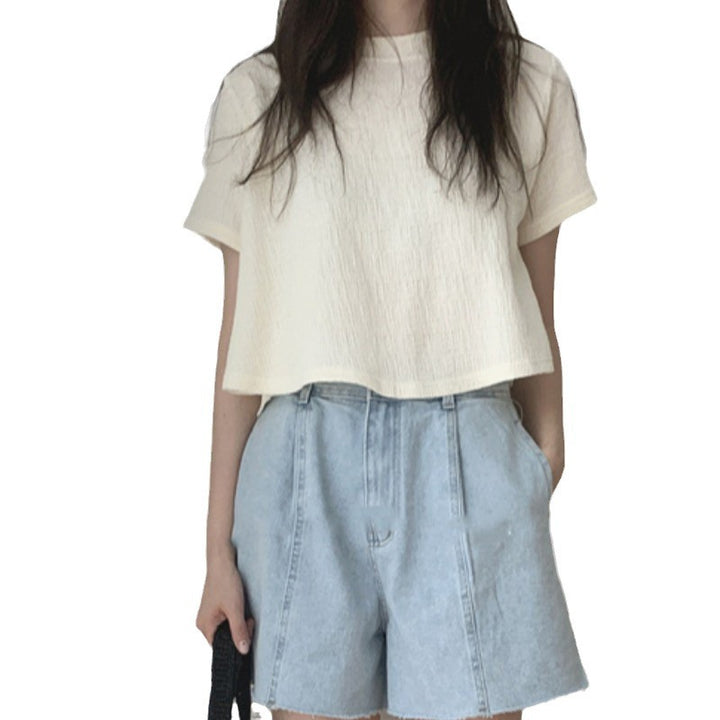 Femme Relaxed Fit struktureret T-shirt Stilla