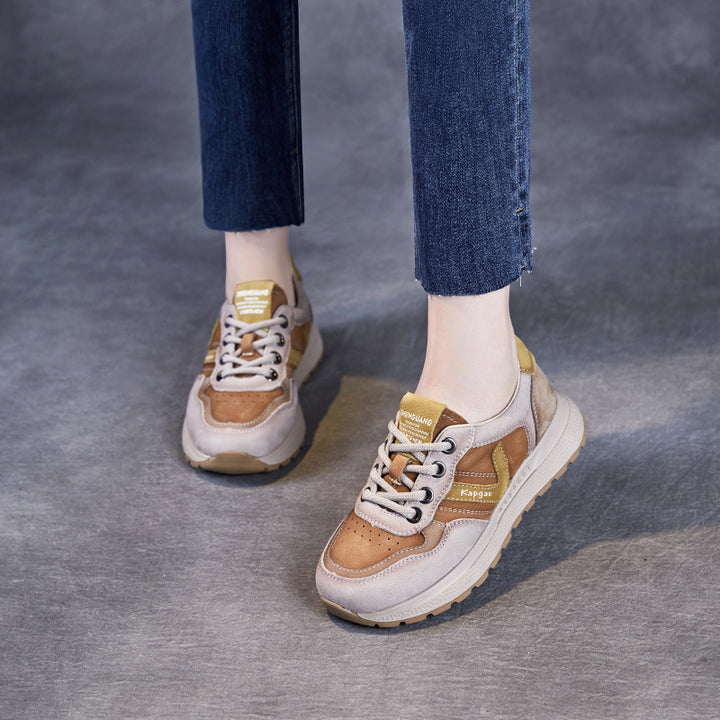 Dame stilfulde casual snørebånd sneakers Stilla