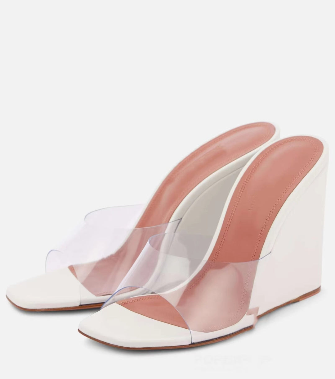 Femme Transparent kilehælsandaler  Stilla