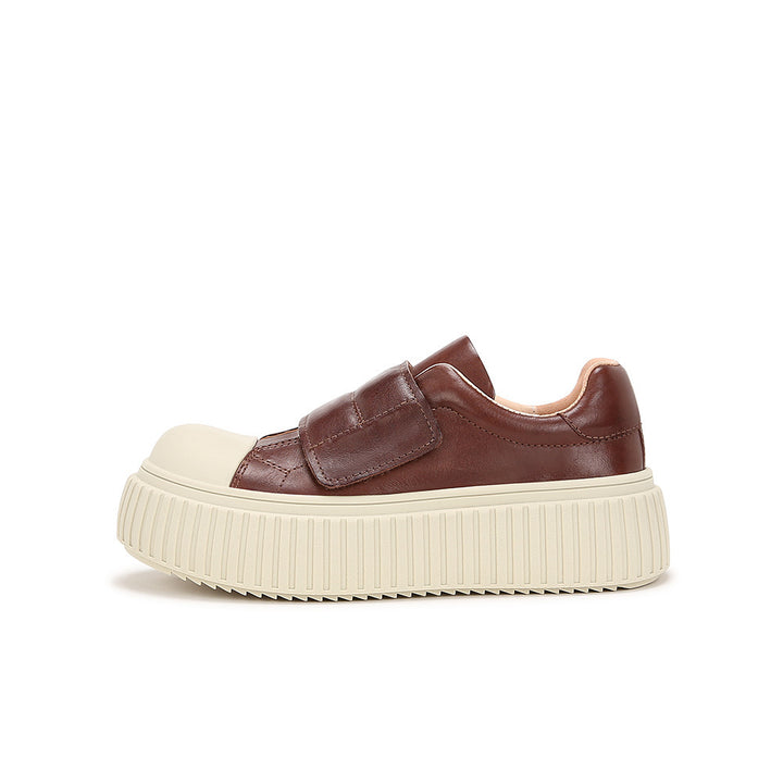 Dame Chic Platform Sneakers med justerbar rem Stilla