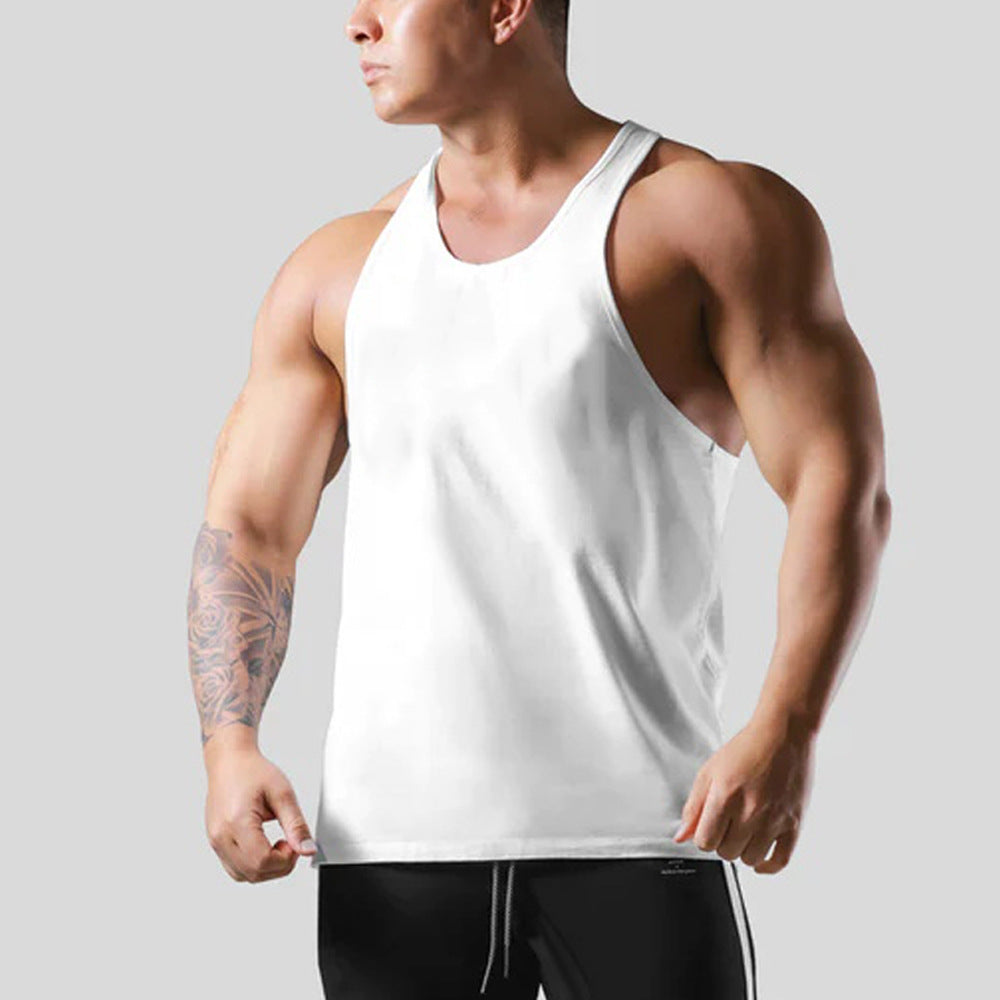 Herrer Fitness Tanktop med Racerback og åndbare egenskaber Stilla