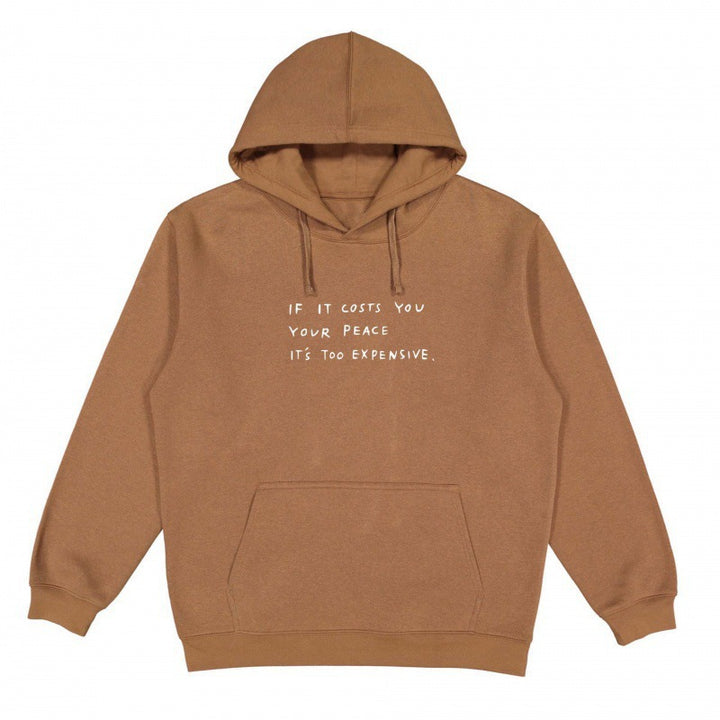 Kvinders hoodie med inspirerende citat og komfortabel pasform Skovae