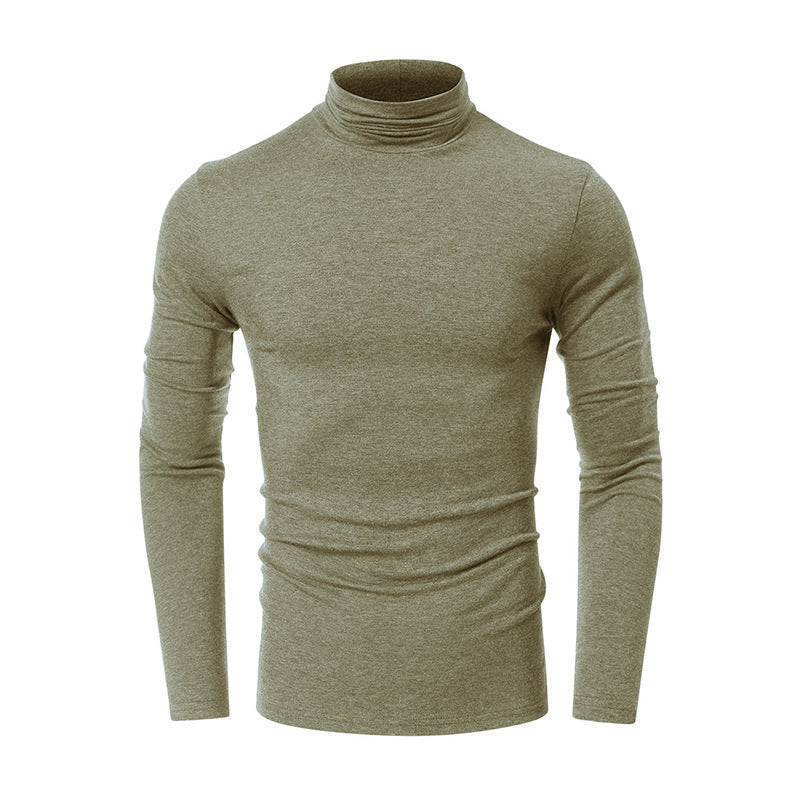 Herrer rullekravepullover lavet af elastisk bomuldsblanding Stilla