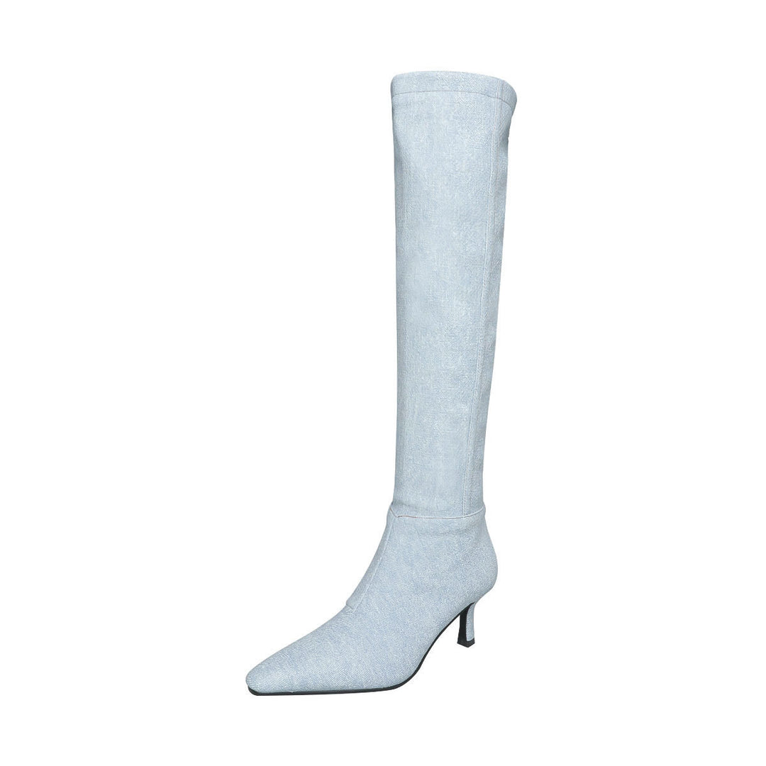 Femme Slouchy Højhælede Over-the-Knee Støvler Stilla 1749742325