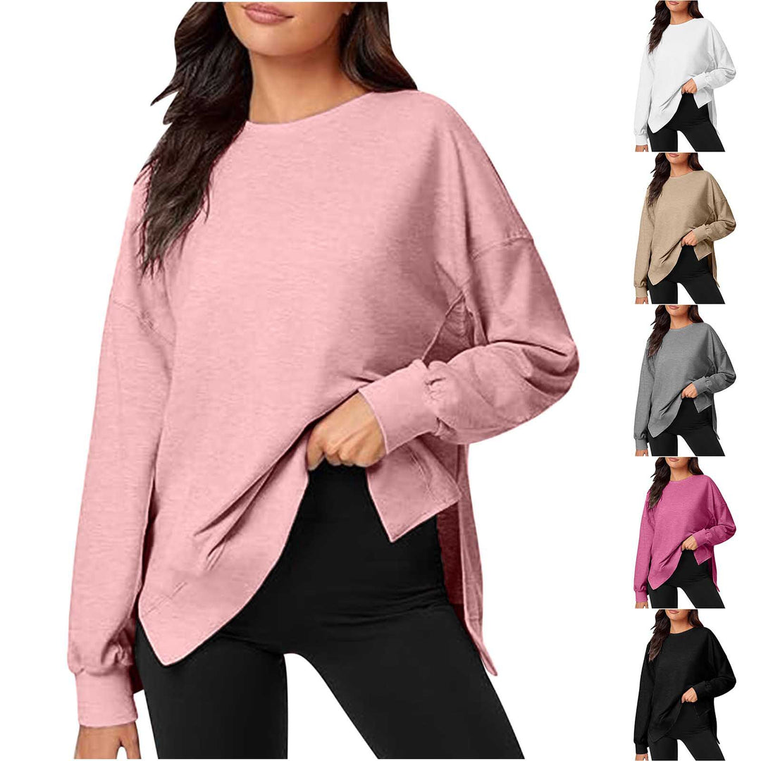 Dame afslappet sweatshirt med moderne snit Stilla