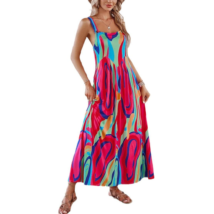 Dame Vibrant Maxi Kjole Stilla
