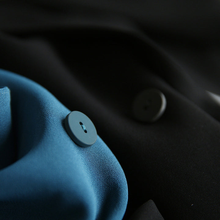 Dame elegant Double-Breasted Blazer med moderne snit og fint materiale Stilla