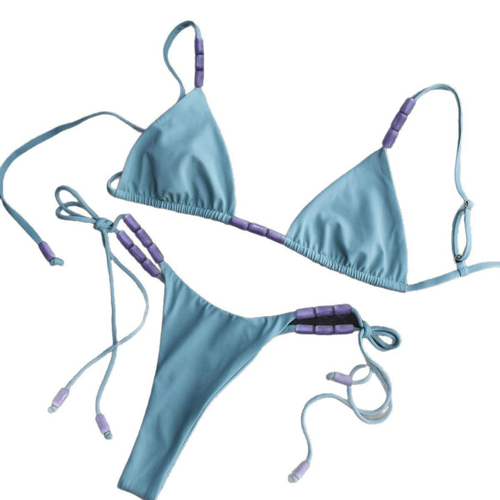 Dame triangel-bikini med moderne bånd og behagelig pasform Stilla