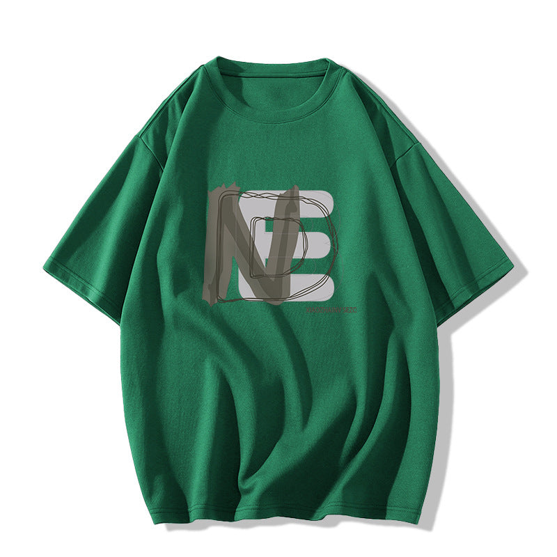 Dame Oversized T-shirt med kreativ grafisk print Stilla