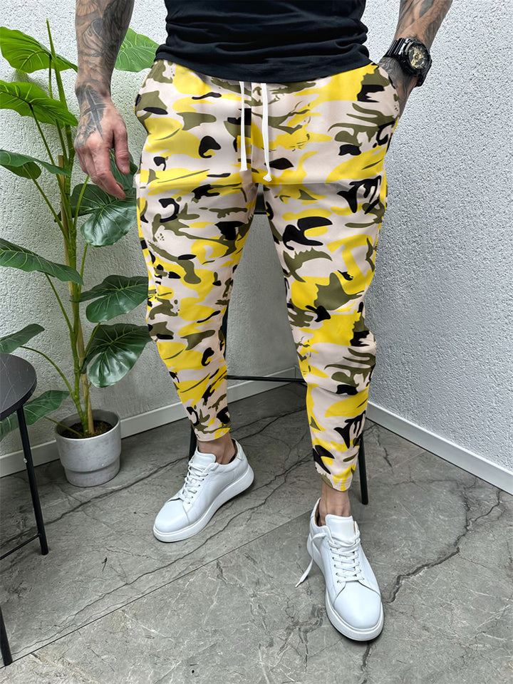 Herre joggingbukser i moderne camouflage-stil Stilla