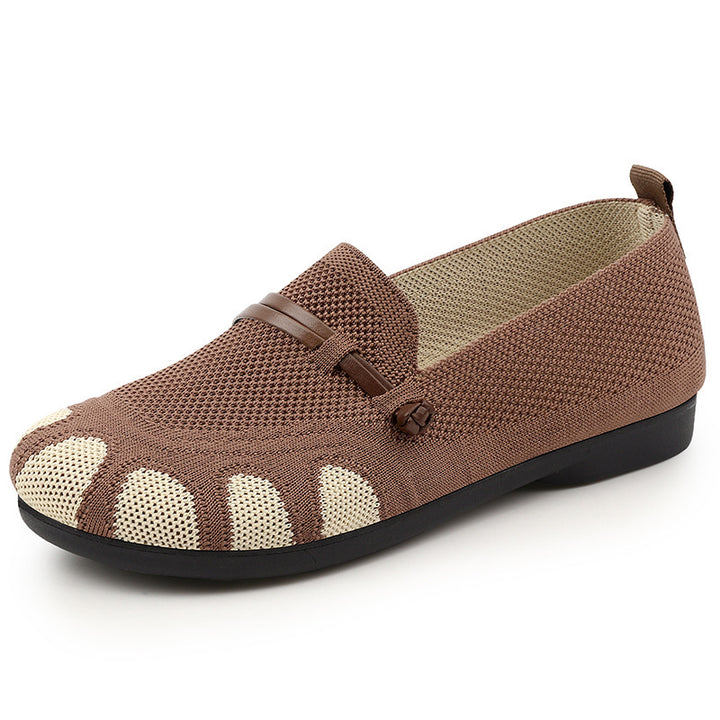 Femme Let strik Slip-On Balletsko Stilla
