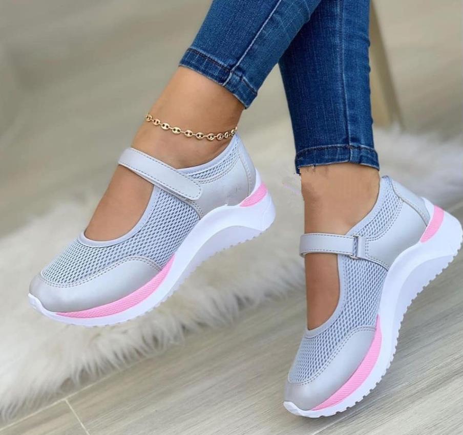 Damer Sporty Slip-On Sneakers med ergonomisk pasform og åndbart overmateriale Stilla