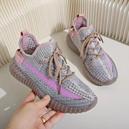 Dame åndbare sneakers med fleksibelt mesh-overmateriale og skridsikker sål Stilla