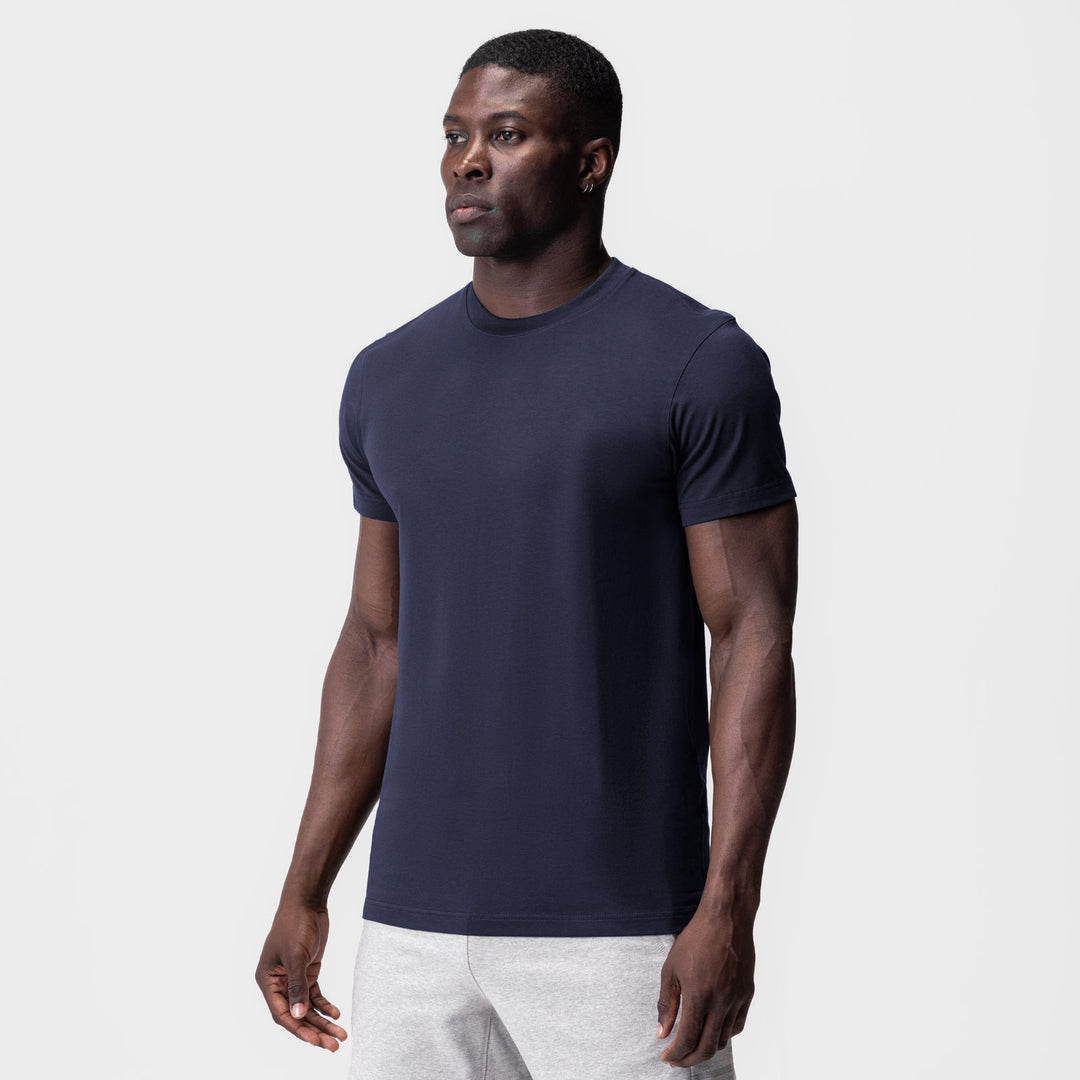 Herrer Sportsligt Fitness T-Shirt med fugttransportende materiale Stilla