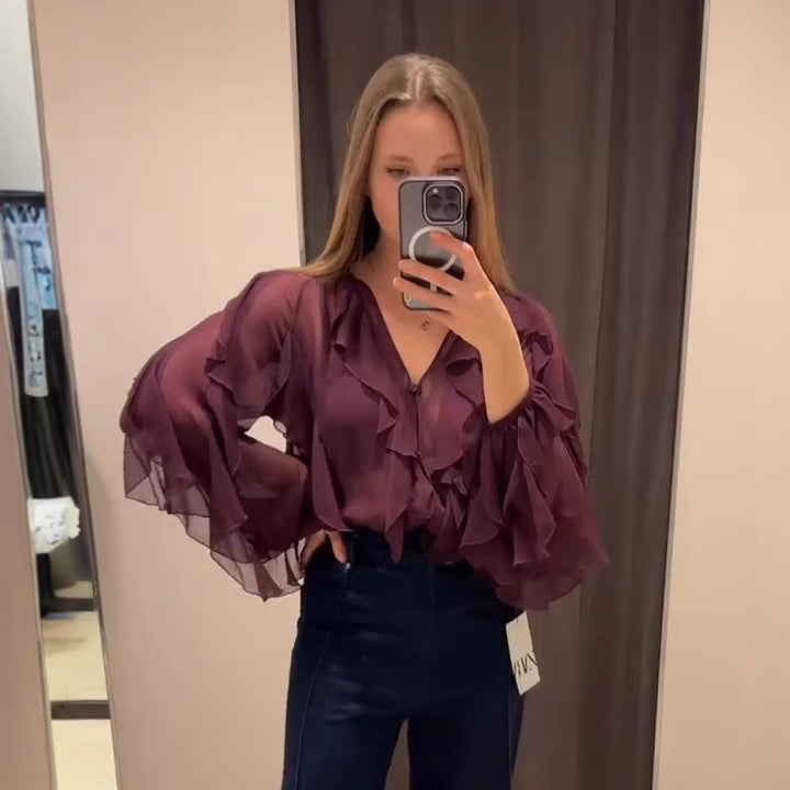 Damer Legesylt Bluse Top Stilla