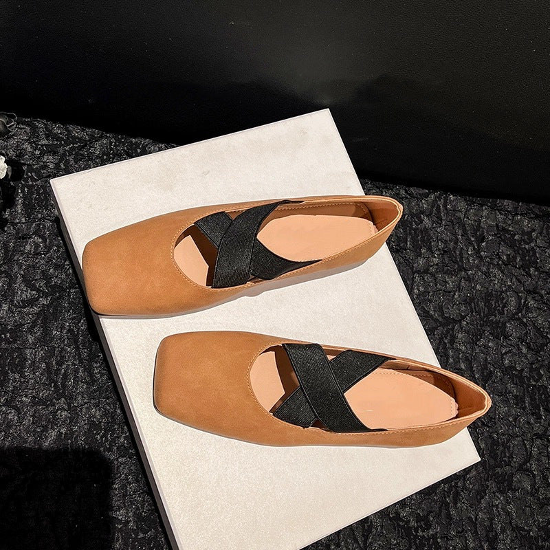 Damer Elegante Ballerinaer med krydsede remme Stilla