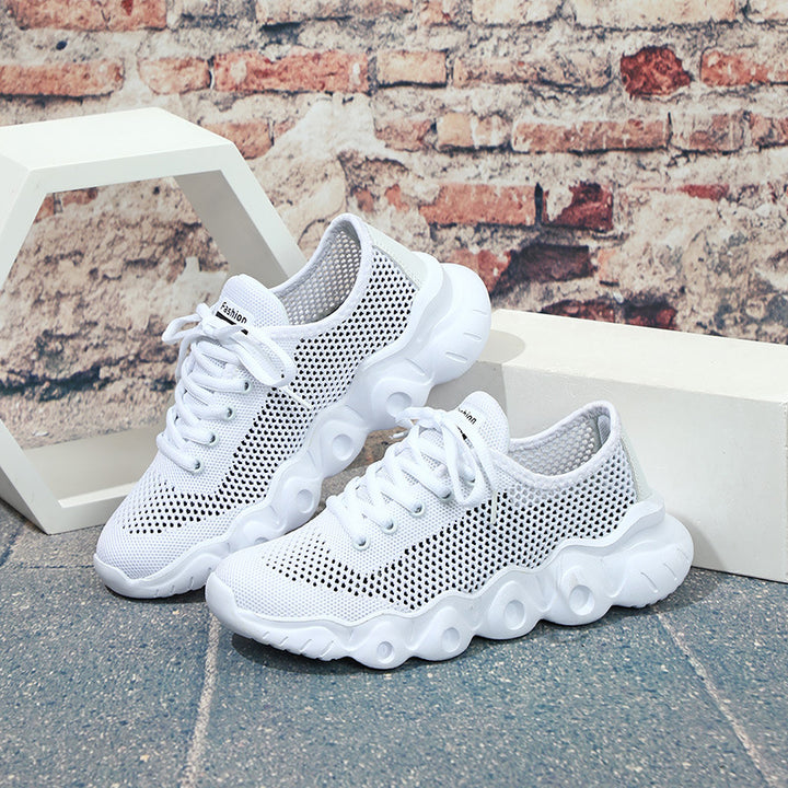 Dame Åndbar Mesh-sneaker med fleksibel sål og skridsikkert profil Stilla